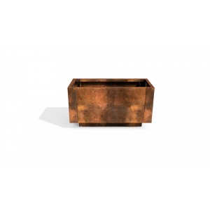 Vazonas Corten plieno 45x55x100cm