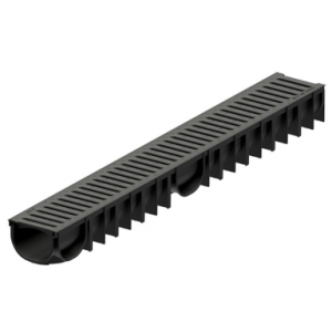 EasyLine latakas su plastikinėmis grotelėmis, 1m