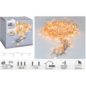 LED girlianda AX8451860, 480 LED, 36 m, šiltai balta