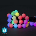Išmani LED girlianda Nedis, RGB 48 x Ø30mm LED, 10,8m