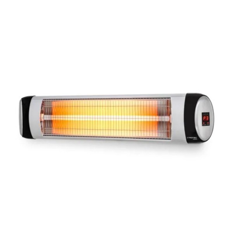 Radiateur Infrarouge IR 2570 S - 2500W, 3 Niveaux, Télécommande - Pour Terrasse, Montage Mural Ou Pied