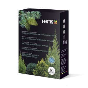 Kompleksinės trąšos spygliuočiams ir dekoratyviniams augalams FERTIS, 1 kg