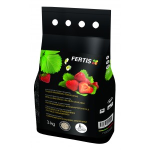 Kompleksinės trąšos braškėms ir žemuogėms FERTIS, 3 kg