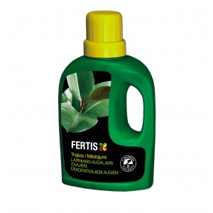 Skystos trąšos lapiniams augalams, su mikroelementais FERTIS, 0.5 L