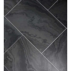 Skalūno plytelės Monte Black šlifuotos 30x60x1cm, (1vnt=0,18m2) 
