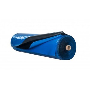 Polietilėno plėvelė baseinams mėlyna/juoda 4x45m 350mk (180m2)