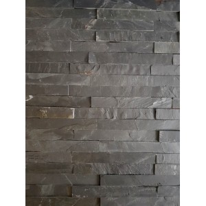 Akmens panelė "Black Matt" 15x60 cm, (1pak=0,72m2)  (34.90€/m2)