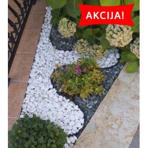 Plastikiniai vejos, skaldos atskyrimo bortai 45MM (1m) , vnt