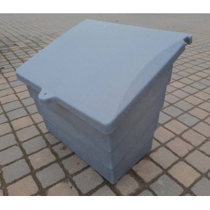 Dėžė smėlio-druskos mišiniui (pilka), talpa 150 L