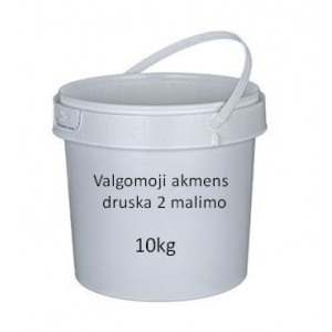 Akmens druska, 2-ojo malimo, kibirėlis, 10kg