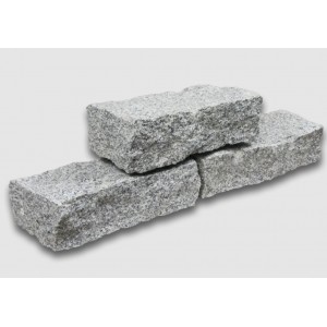 Blokeliai granito pilki 40x20x10cm, vnt (1vnt=+/-24kg)