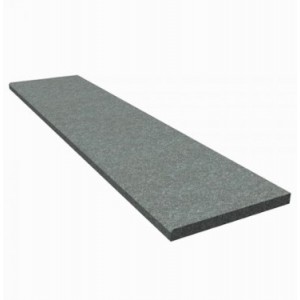Lauko laiptų pakopa granito "Dark", paviršius-degintas neslidus 120x35x4 cm, vnt