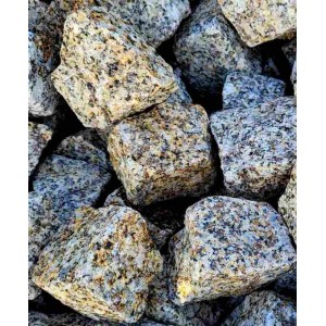 Trinkelės granito Gelsvos 5x5x5, kg.