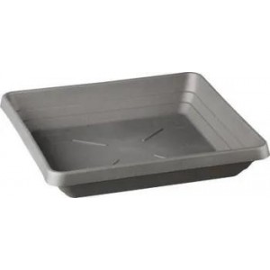Plastikinė vazono lėkštė Lotos 25x25 cm 