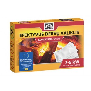 Koncentruotas dervų valiklis HANSA, 2-6 kW šildymo prietaisams, 5 pakeliai