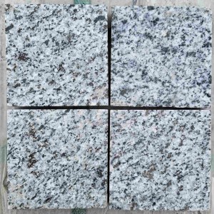 Light Grey granito trinkelės degintos 10x10x2, m2