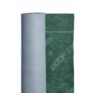 Plėvelė difuzinė ROOF 130+TAPE, 1,5m x 50m (75m2), 130 g/m2 