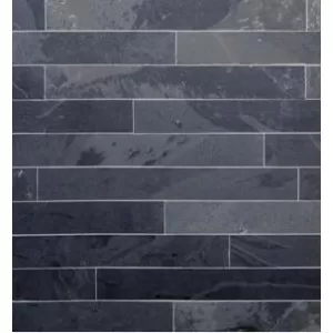 Skalūno plytelės Monte Black (Natural) 7x60x1cm, (1vnt=0,042m2)
