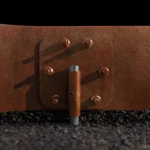 Vejos bortelis Corten plieno 2.2m, 3mm storis