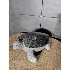 Dekoratyvinis granito vėžlys pilkas, 37x53cm (Kaune, Šilainiai) - 045