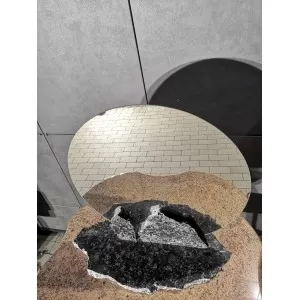 Granito veidrodis tamsiai pilkas, 60x60cm (Kaune, Šilainiai) - 048