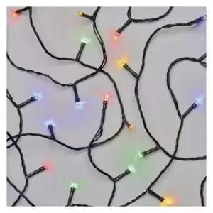 LED girlianda Emos, įvairių spalvų 180 LED, 18m