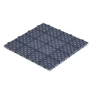 Plastikinė grindų plytelė pilka 30x30x1,2cm (nuo 10 vnt.)