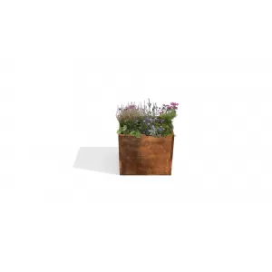 Vazonas Corten plieno  40x45x50cm