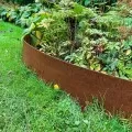 Vejos bortelis Corten plieno su užlenktu kraštu 200x20cm