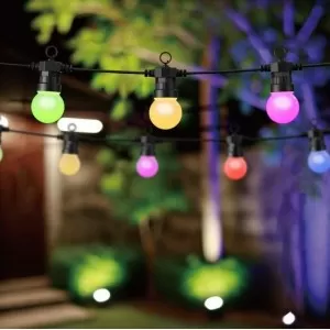 Išmani LED girlianda Woox, spalvota RGB + CCT, su pulteliu, 9m