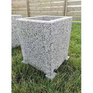Granito vaza, pilka, 25x34cm (Kaune, Šilainiai) - 090