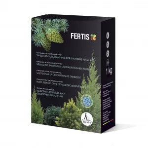 Kompleksinės trąšos spygliuočiams ir dekoratyviniams augalams FERTIS, 1 kg