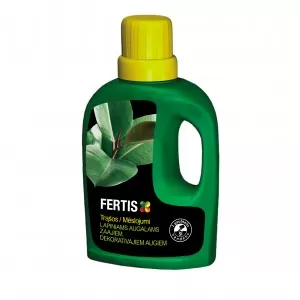 Skystos trąšos lapiniams augalams, su mikroelementais FERTIS, 0.5 L