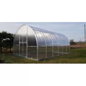 Arkinis TUBE Polikarbonatinis šiltnamis, Klasika, 18m2, 6mm danga, 3x6m. vnt.