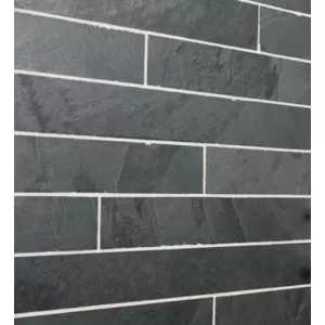 Skalūno plytelės Monte Black (Natural) 10x60x1cm, (1vnt=0,06m2)
