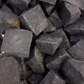 Bazalto trinkelės skeltos ~10x10x10, kg