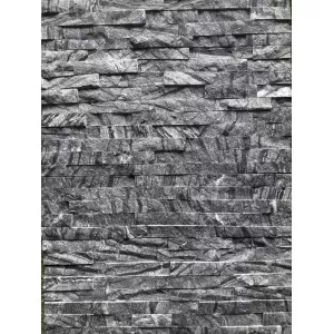 Akmens panelė "Crystal Black" 15x60 cm, (1pak=0,63m2)