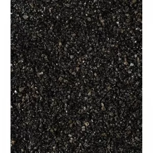 Juoda blizgi dekoratyvinė skalda 1/3; 3/5 mm, 20 kg