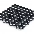 Korys vejai juodas plastikinis 49,4x49,4x6,3 cm (1vnt=0,24m2), vnt.