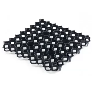 Korys vejai juodas plastikinis 49,4x49,4x6,3 cm (1vnt=0,24m2), vnt.