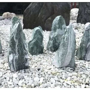 Monolitai Green kvarcito skaldyti (mini), kg