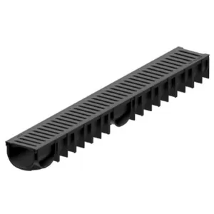 EasyLine latakas su plastikinėmis grotelėmis, 1m