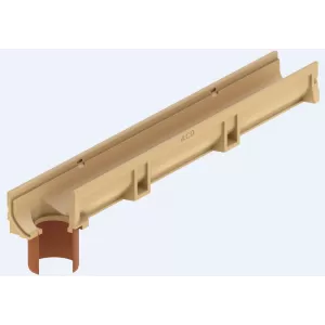 Euroline 2.0 latakas, 1m, be grotelių, su 110 mm ištekėjimu