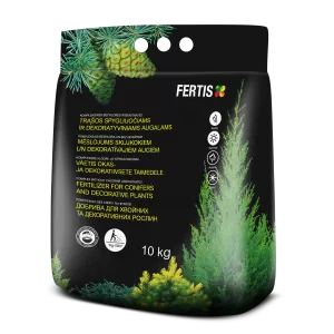 Kompleksinės trąšos spygliuočiams ir dekoratyviniams augalams FERTIS, 10 kg