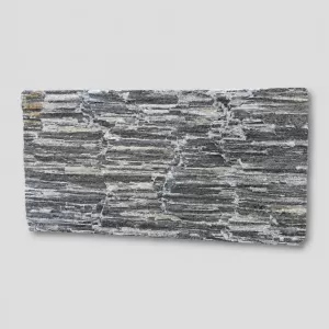 Medžio akmens panelė pilka 40x20x6