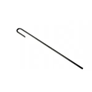 Metalinė smeigė J forma 45cm, vnt
