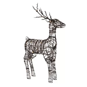Kalėdinė dekoracija LED elnias, 90cm